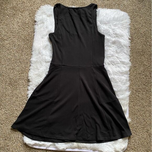 Joie Dress Sleeveless Black Flowy Stretchy Skater Rayon Spandex Women’s Sz Small - Picture 2 of 9